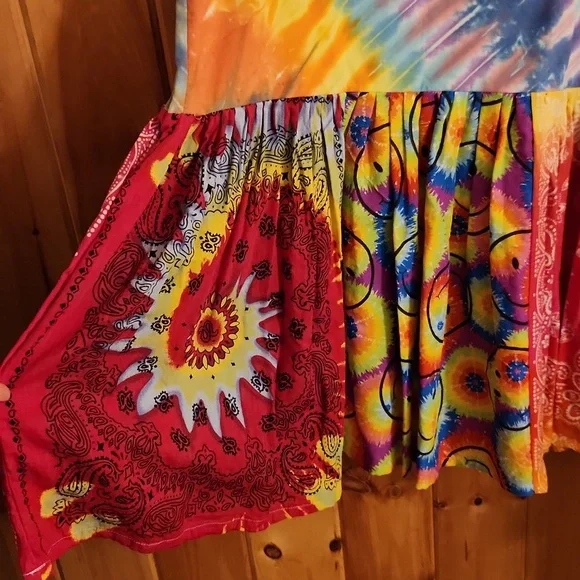 Psychic Outlaw custom Classic Bandana Mini Dress - Picture 9 of 11